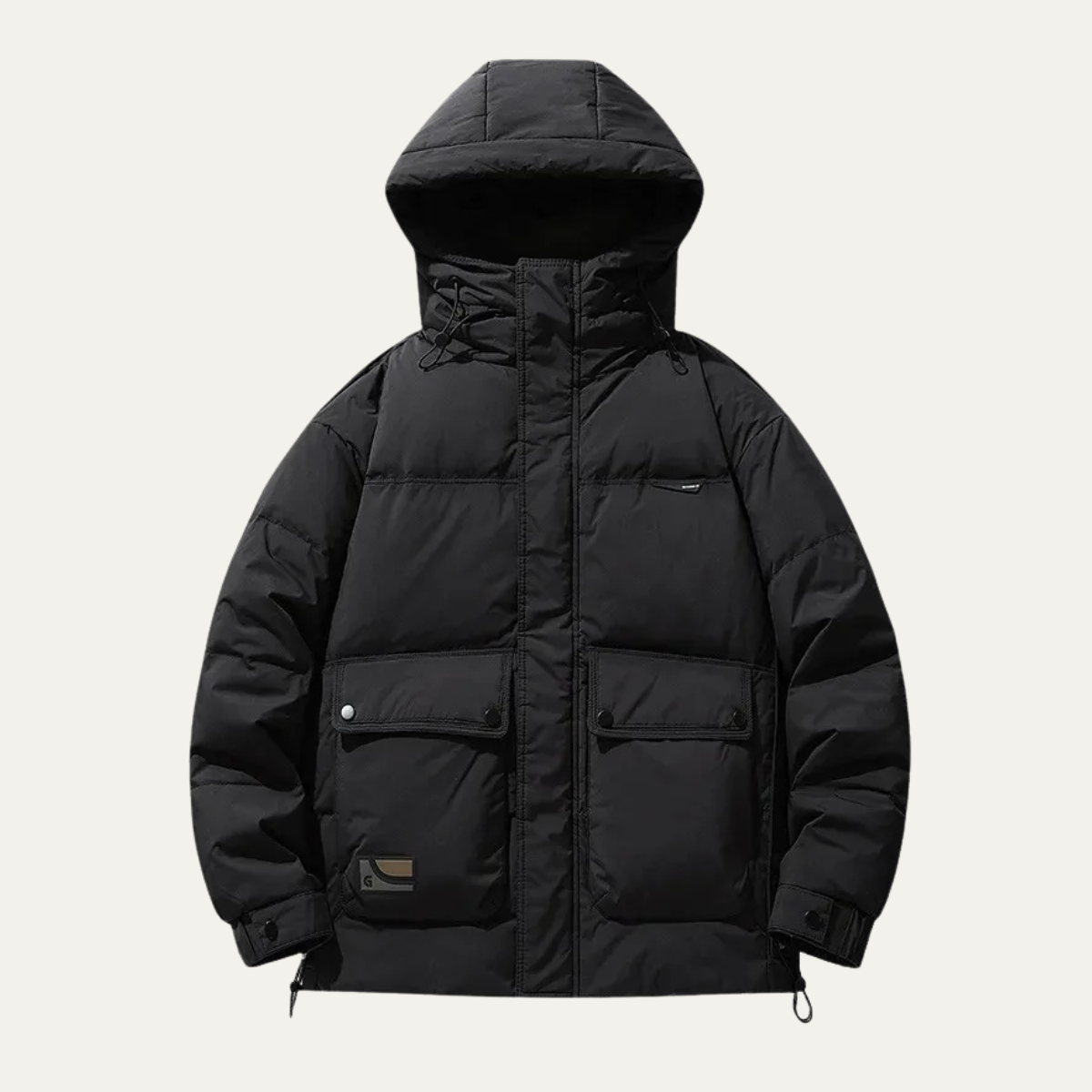Men’s Boxy Waist-Length Puffer Jacket