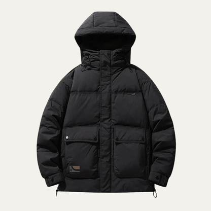 Men’s Boxy Waist-Length Puffer Jacket