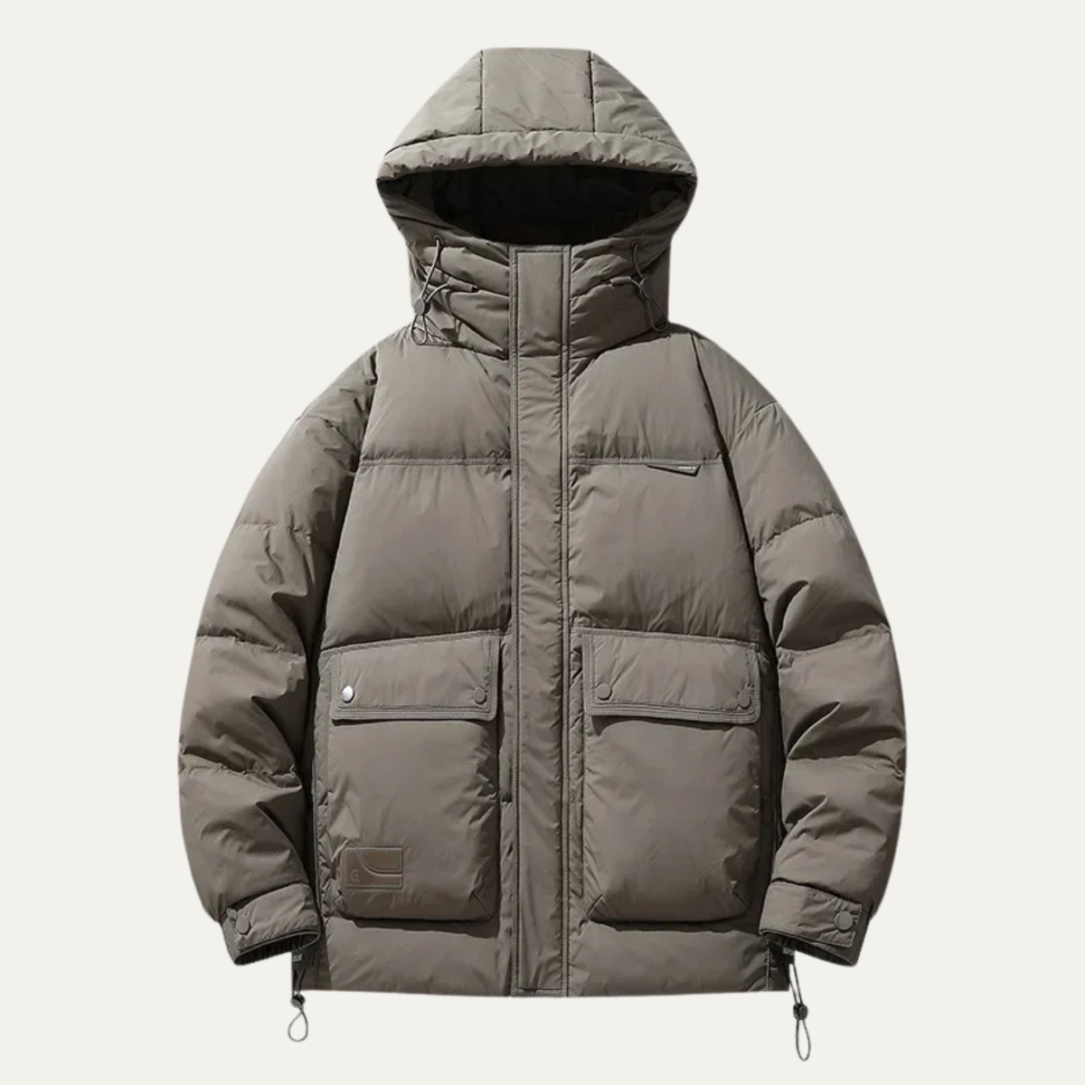 Men’s Boxy Waist-Length Puffer Jacket
