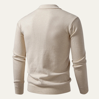 Men’s Soft Cotton Cable-Knit Sweater