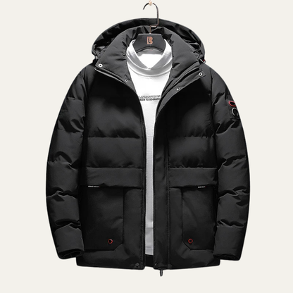 Men’s Hip-Length Padded Puffer Jacket