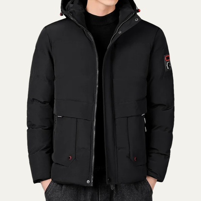 Men’s Hip-Length Padded Puffer Jacket