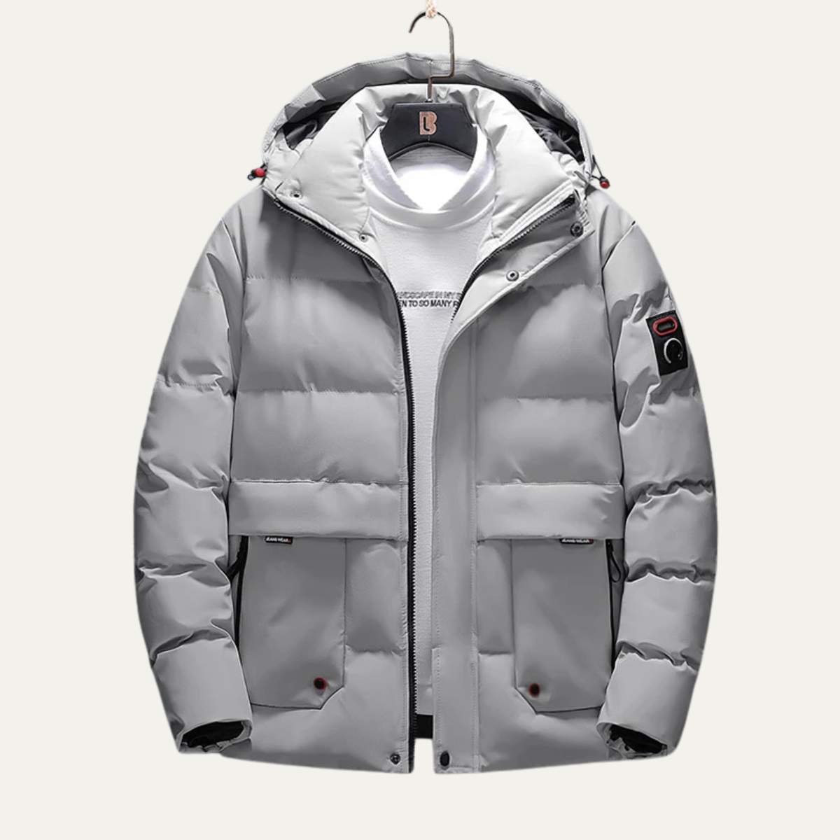 Men’s Hip-Length Padded Puffer Jacket