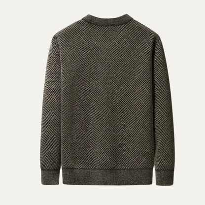 Men’s Chevron Knit Crewneck