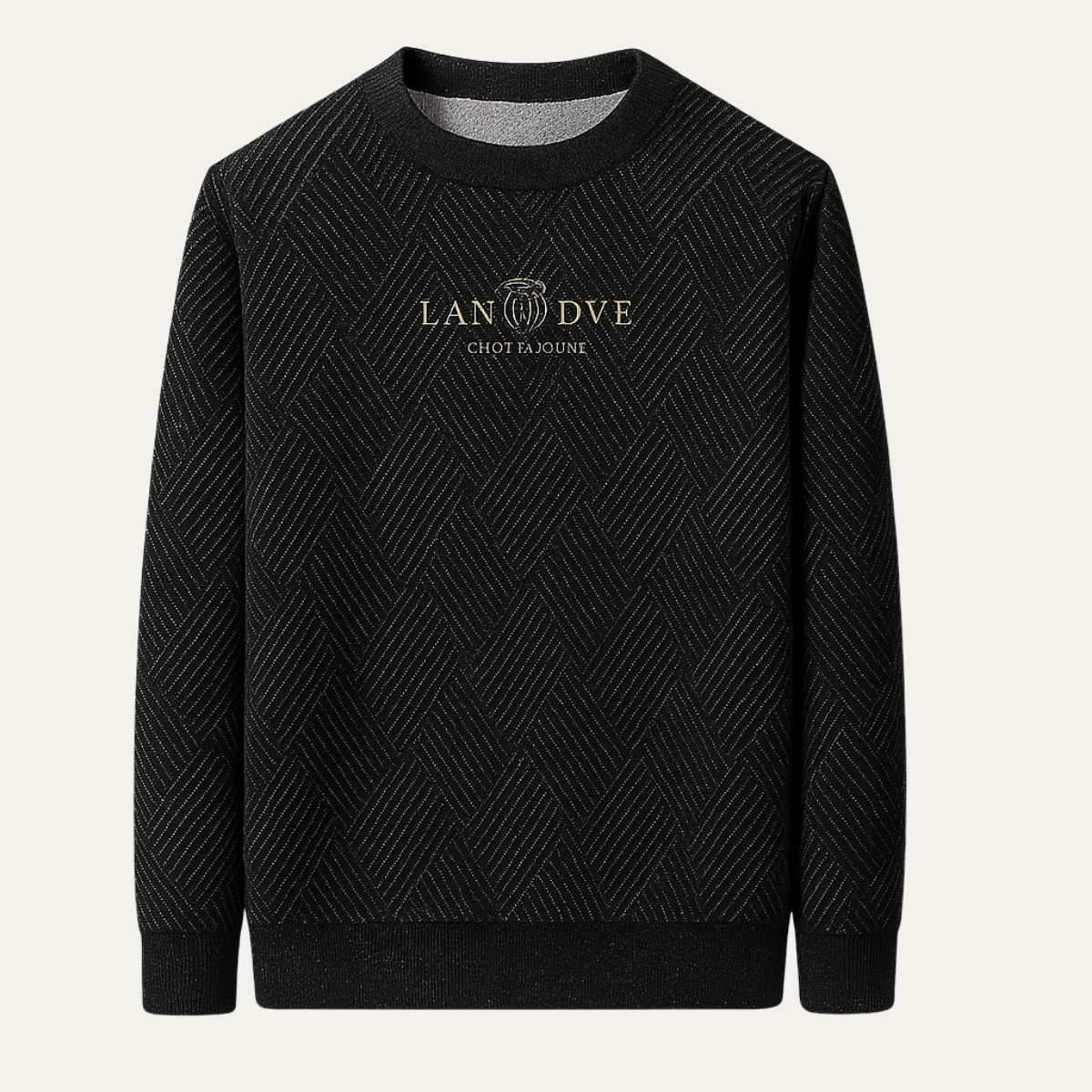 Men’s Chevron Knit Crewneck