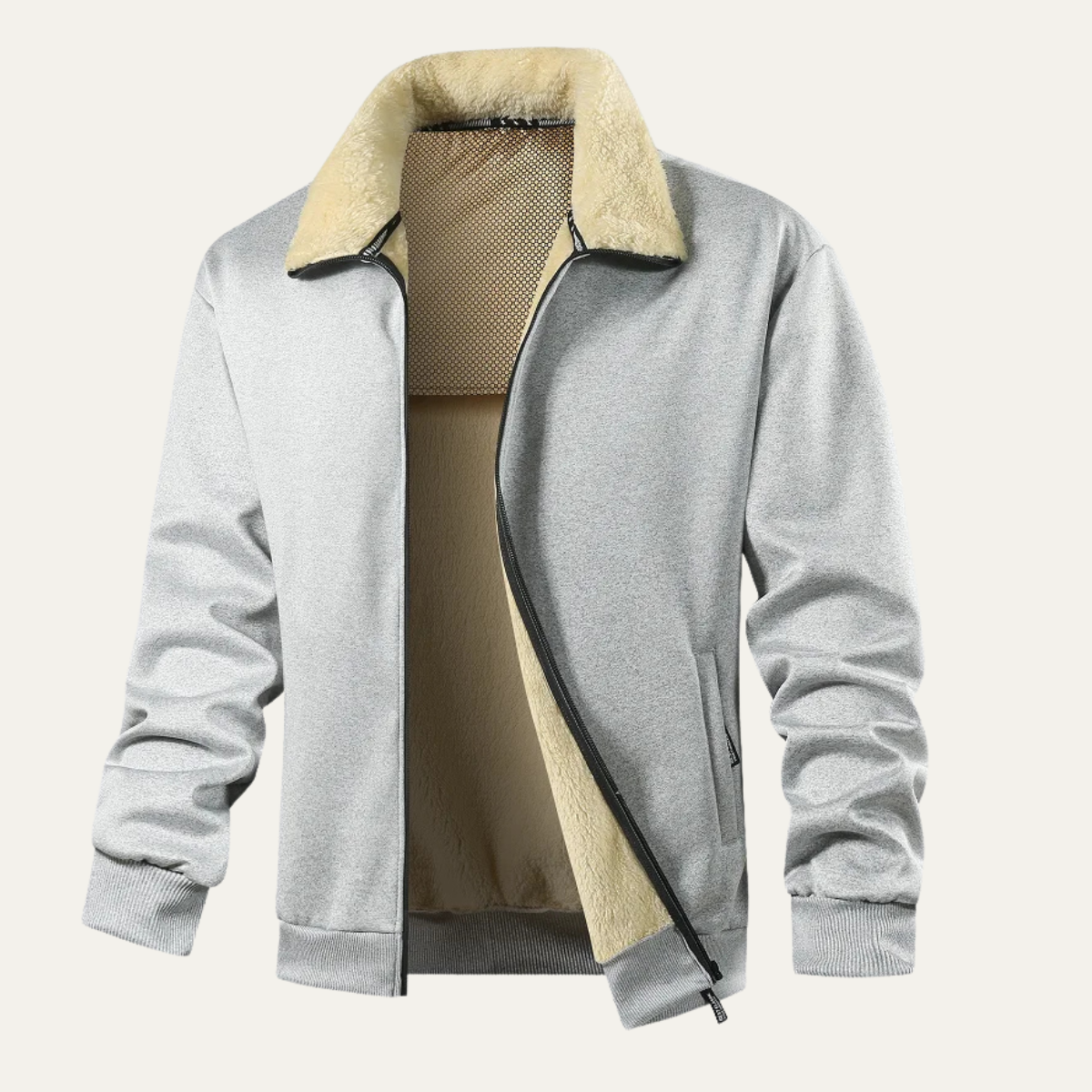 Men’s Cozy Sherpa Zip Jacket