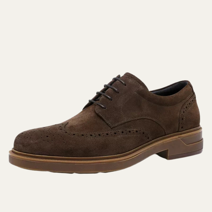 Men’s Suede Wingtip Brogue Shoes