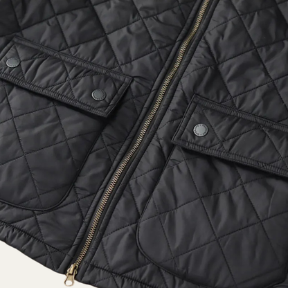 Men’s Diamond-Quilted Waist Jacket