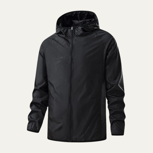 Men’s Lightweight Hooded Windbreaker Jacket