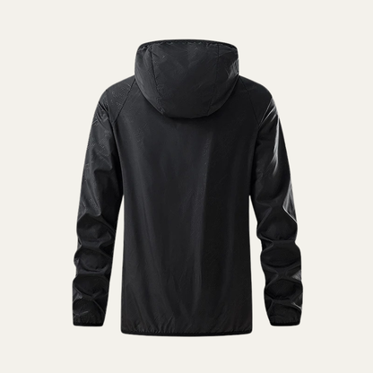 Men’s Lightweight Hooded Windbreaker Jacket