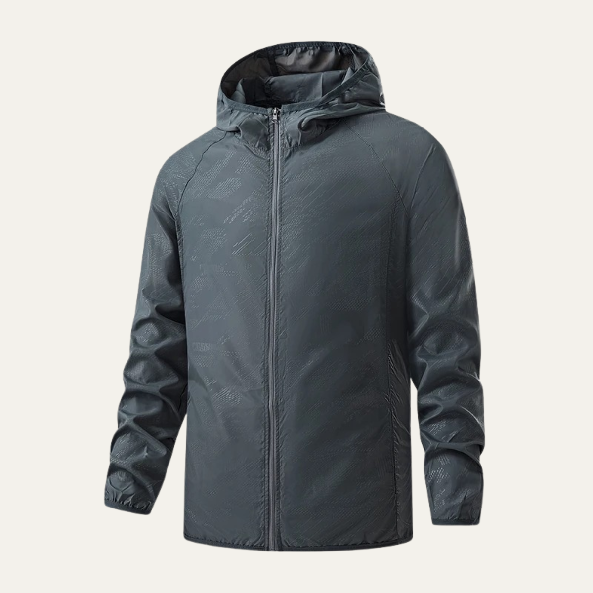 Men’s Lightweight Hooded Windbreaker Jacket