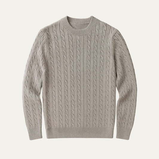Men’s Classic Cable Knit Sweater