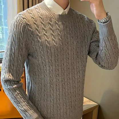 Men’s Classic Cable Knit Sweater
