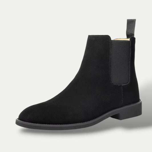 Men’s Suede Chelsea Leather Boots