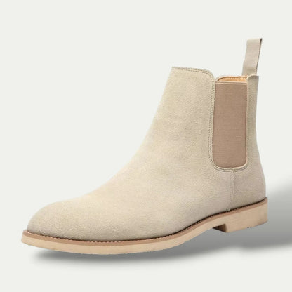 Men’s Suede Chelsea Leather Boots