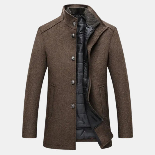 Men’s Quilted Inner Layer Peacoat