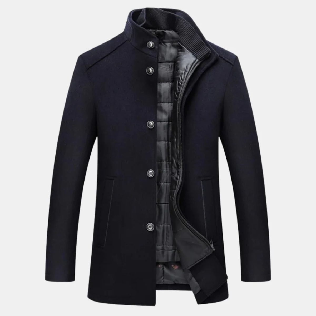 Men’s Quilted Inner Layer Peacoat
