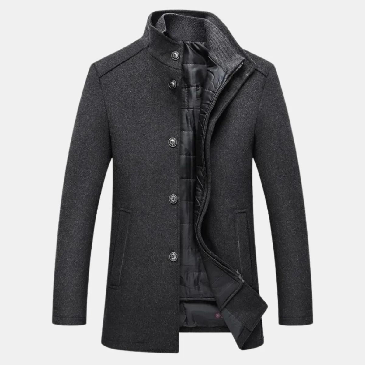 Men’s Quilted Inner Layer Peacoat