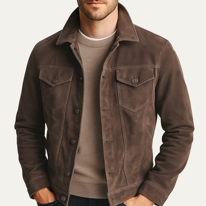Men’s Rugged Suede Field Jacket