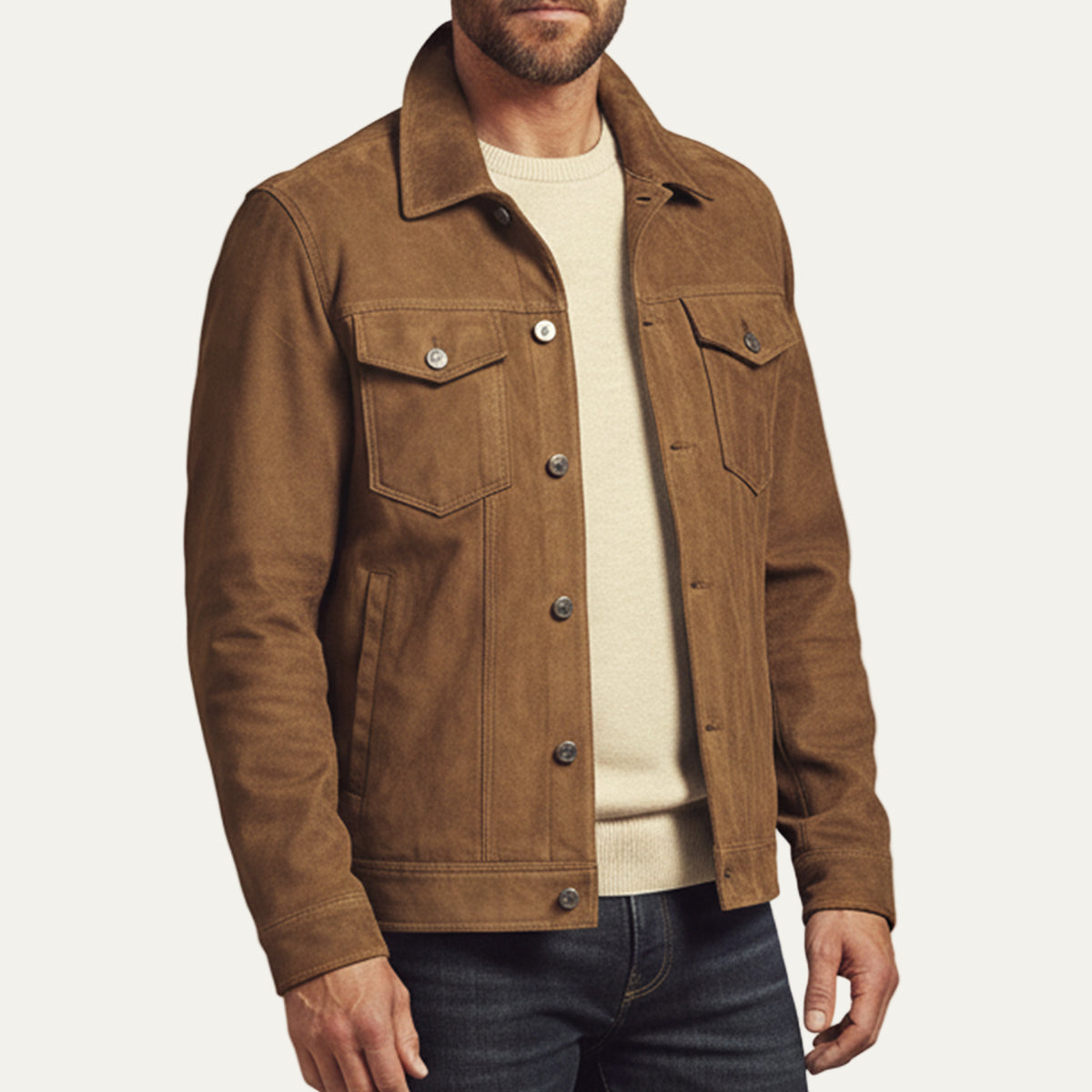 Men’s Rugged Suede Field Jacket