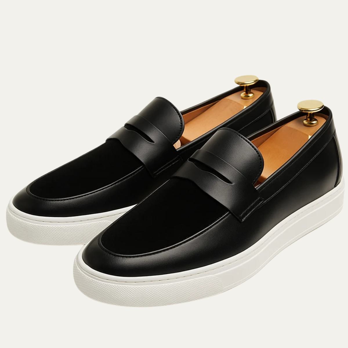 Men’s Modern Leather Penny Loafers
