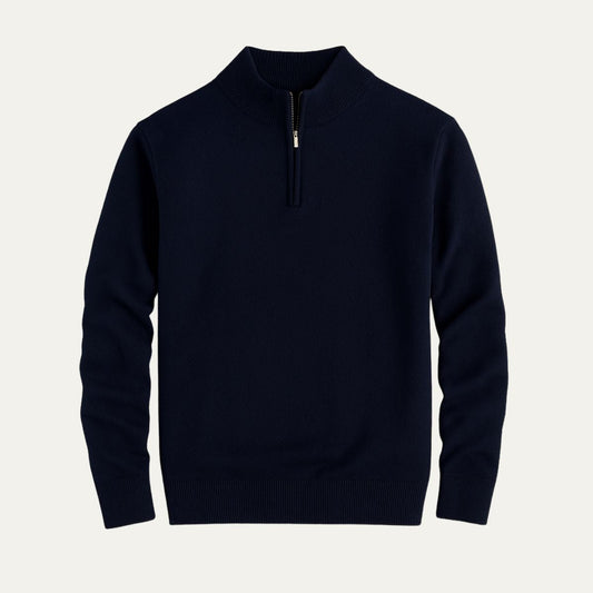 Men’s Refined Mock Neck Pullover