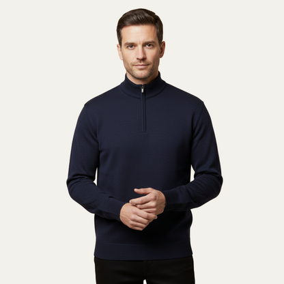 Men’s Refined Mock Neck Pullover