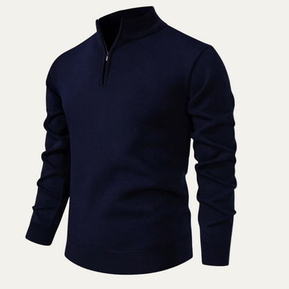 Men’s Refined Mock Neck Pullover