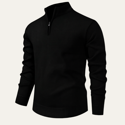 Men’s Refined Mock Neck Pullover