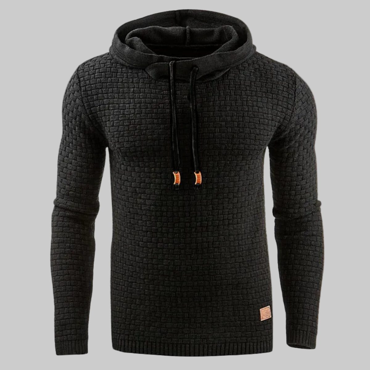 Men’s Textured Quilted Hoodie