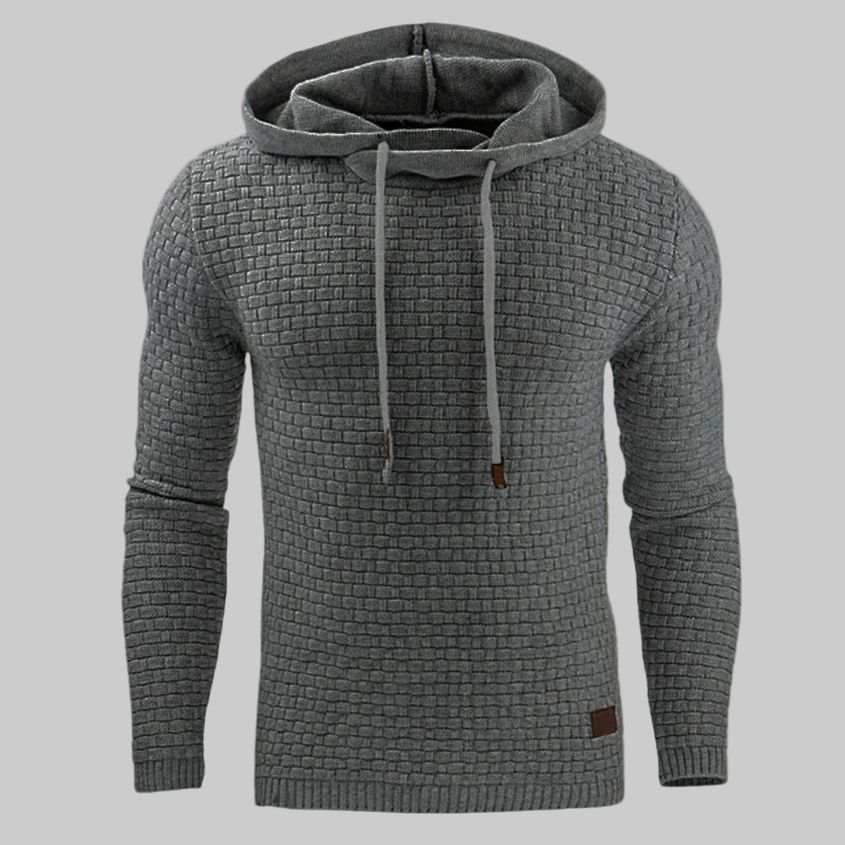 Men’s Textured Quilted Hoodie