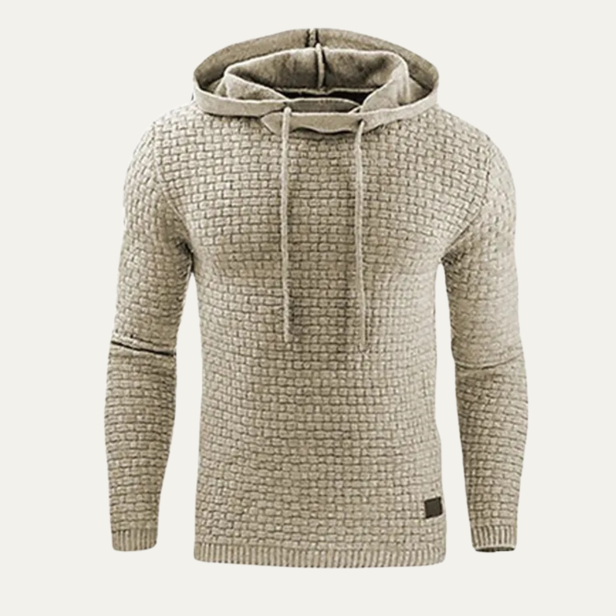 Men’s Textured Quilted Hoodie
