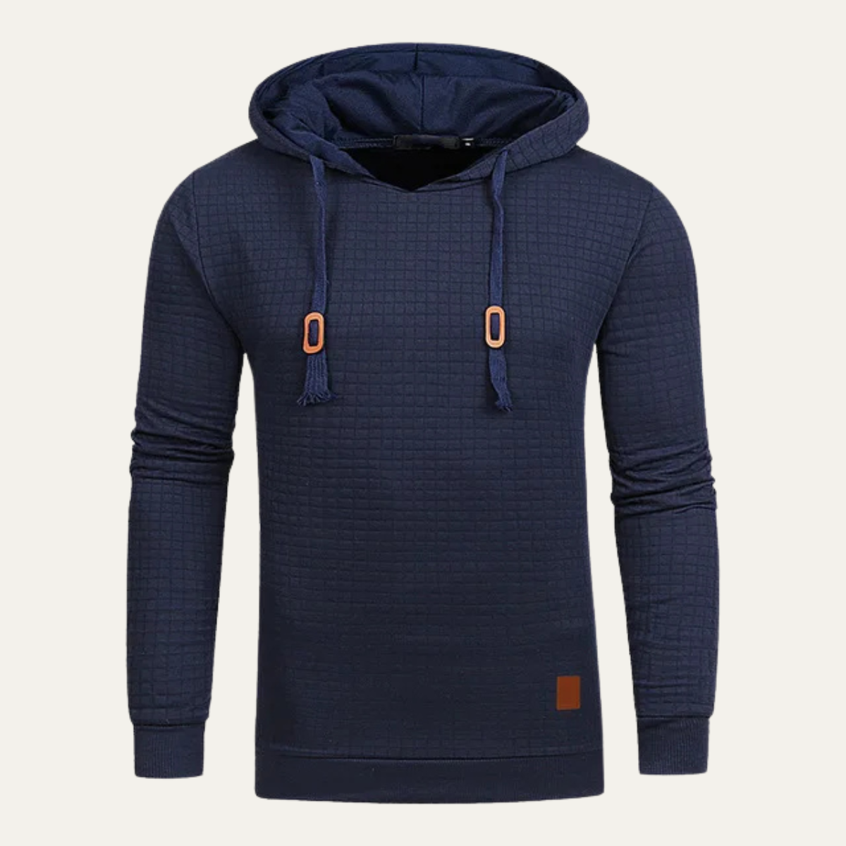 Men’s Textured Quilted Hoodie