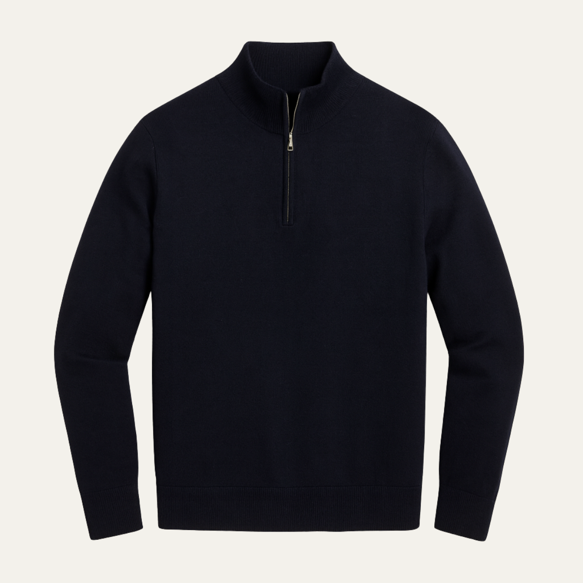 Men’s Finely Knit Quarter-Zip Pullover