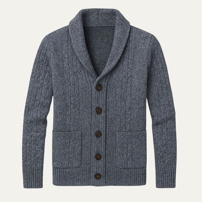 Men’s Cozy Cable Knit Cardigan