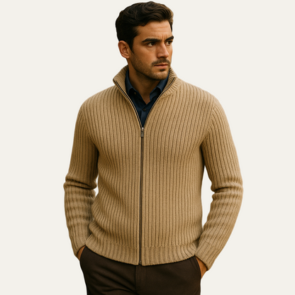 Men’s Sophisticated Zip-Up Sweater