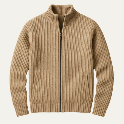 Men’s Sophisticated Zip-Up Sweater
