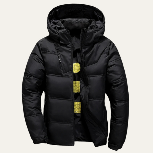 Men’s Hooded Quilted Puffer Down Jacket