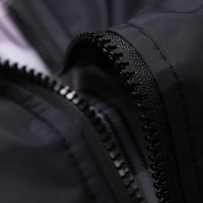 Men’s Bomber Jacket with Stand Collar