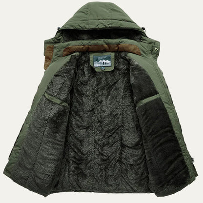 Men’s Warm Fur Lined Functional Parka Jacket