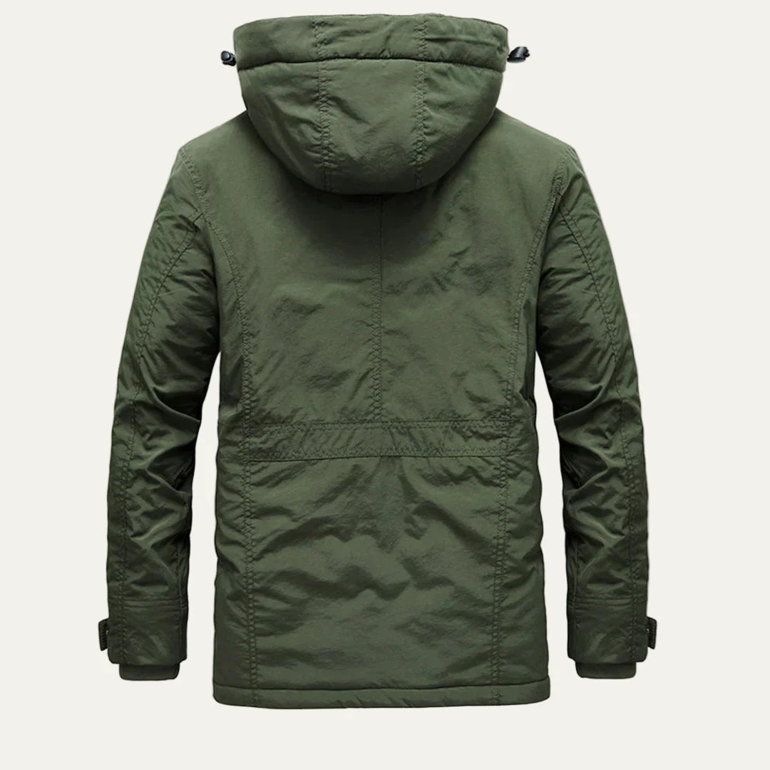 Men’s Warm Fur Lined Functional Parka Jacket