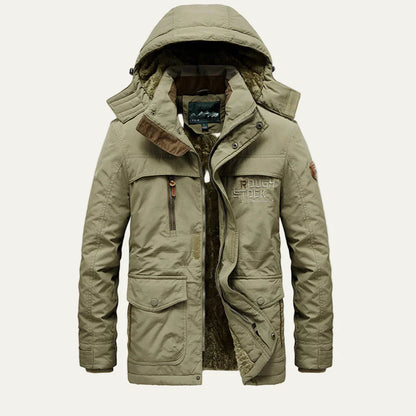 Men’s Warm Fur Lined Functional Parka Jacket