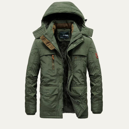 Men’s Warm Fur Lined Functional Parka Jacket