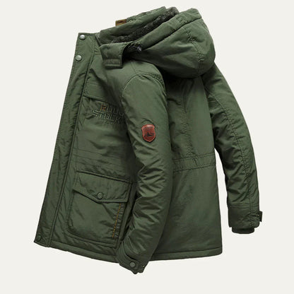 Men’s Warm Fur Lined Functional Parka Jacket