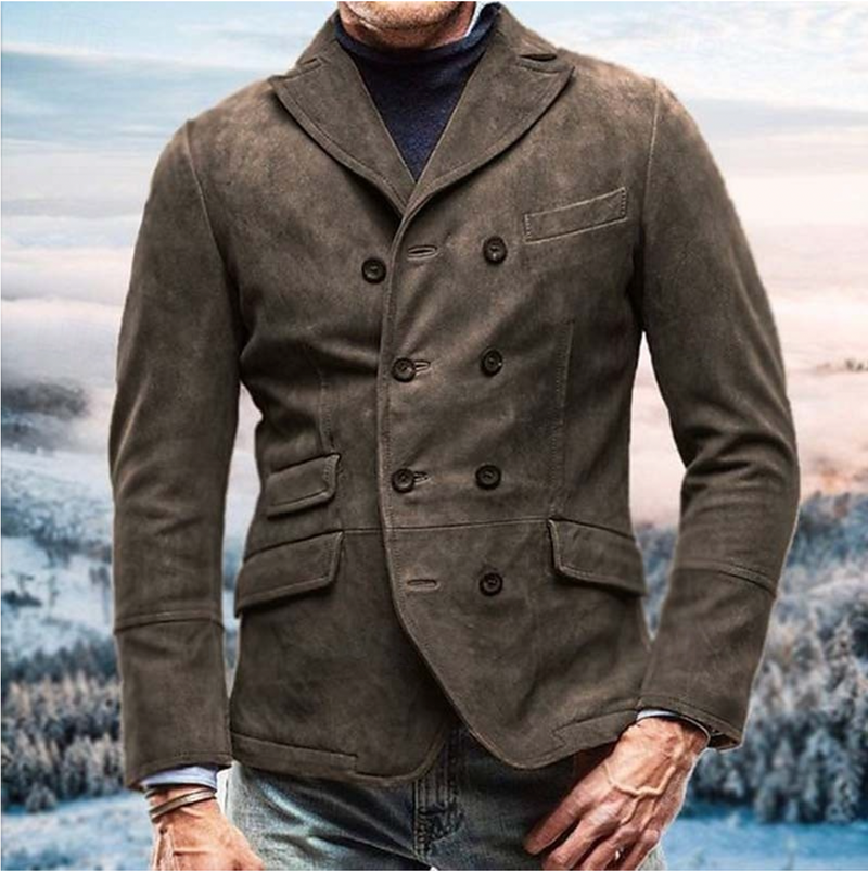 Lars | Notched Collar Men's Blazer Jacket