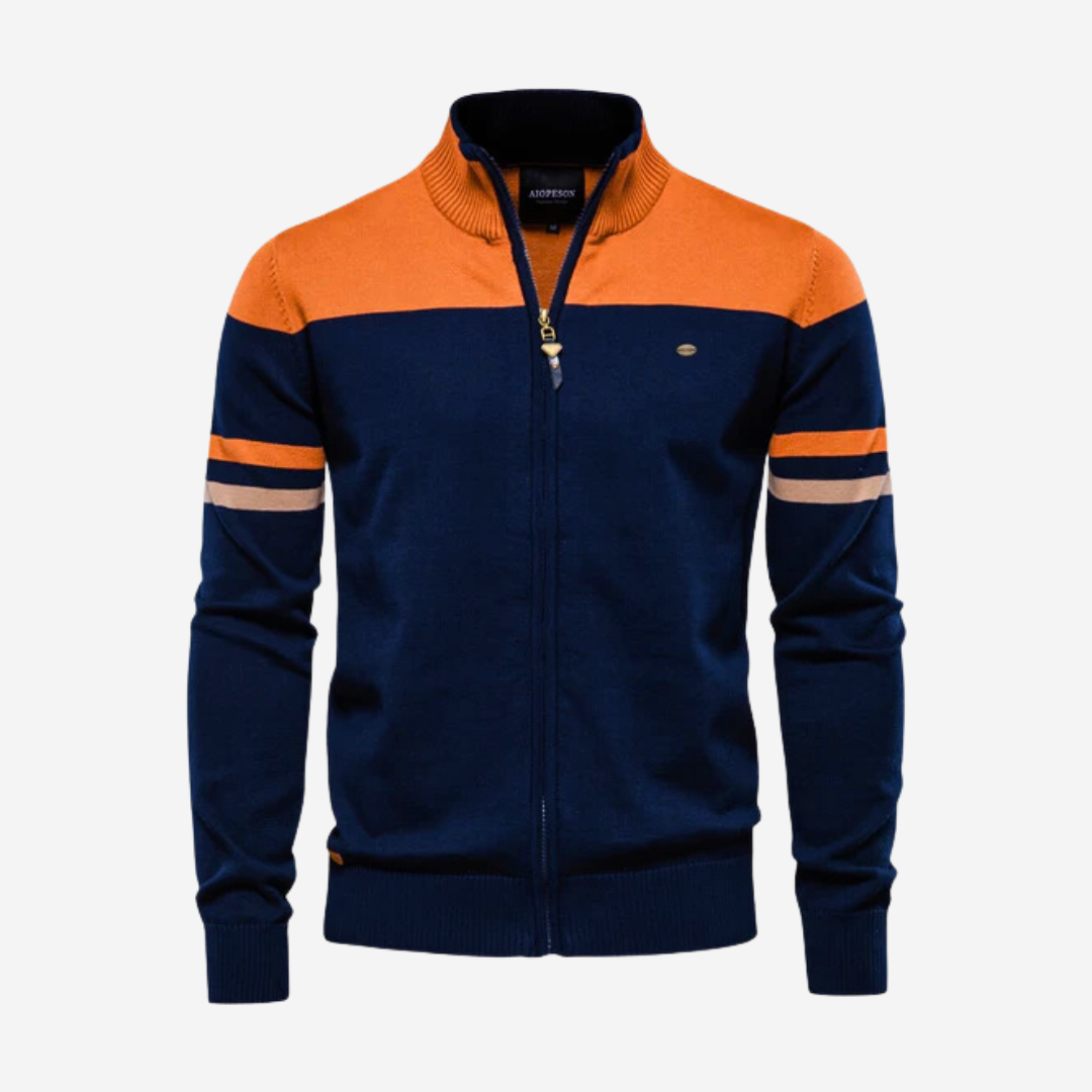 Men’s Sporty Full-Zip Cardigan