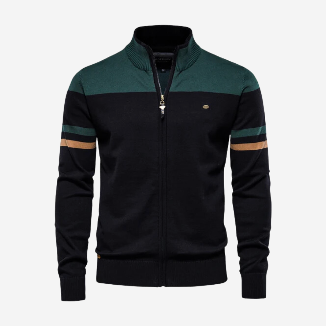 Men’s Sporty Full-Zip Cardigan