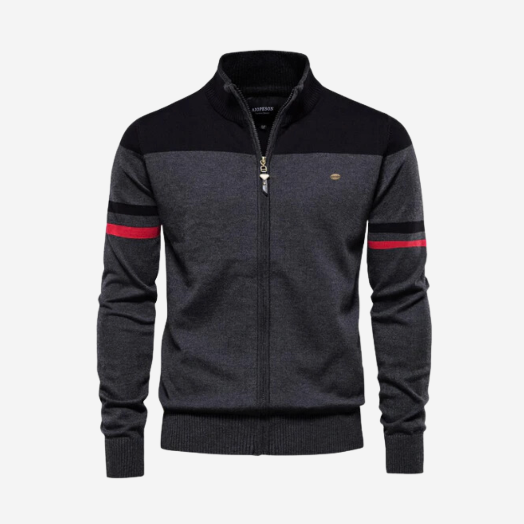Men’s Sporty Full-Zip Cardigan