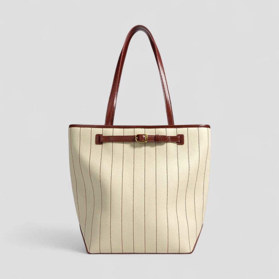 Women’s Structured Tote Leather Handbag