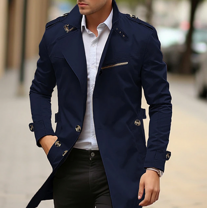 Trench Coat – Polyester Blend Long Cut & Keeps Layers